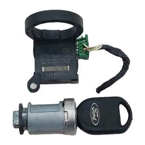 2L1T-15607-AA Ignition Cylinder + Key Anti-Theft PATS Transceiver Immobilizer - Picture 1 of 6