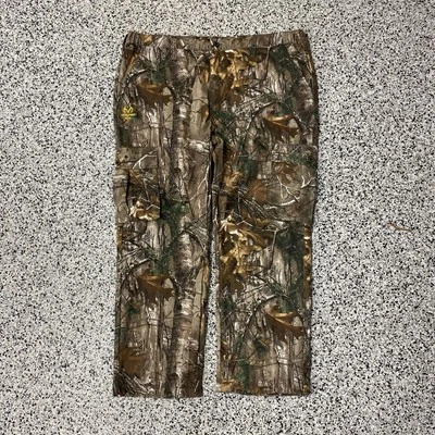 Realtree Max-1 XT Men's Hunting Cargo Camo Pants Draw Cord Legs Size XXL 44-46 - Image 1 of 4