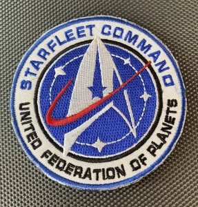Star Trek Starfleet Command Hook Loop Patch 8cm NEU - United Federation Planets - Bild 1 von 2