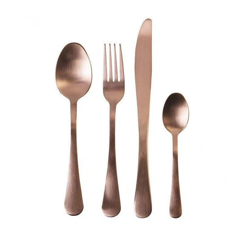 SET 16 POSATE 5TH AVENUE IN COLORE RAME SATINATO - Immagine 1 di 1