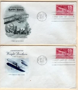 #C45 6� Gebrüder Wright, Kitty Hawk 17. Dezember 1949, Artmaster, Grimsland - Bild 1 von 1