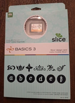 Slice Making Memories Basic Shapes 3  Design Card For Cordless Design Cutter NEW - Image 1 of 2