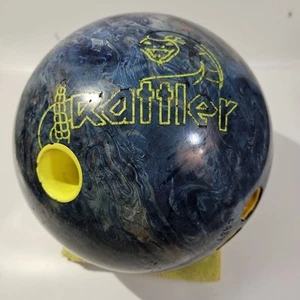 Brunswick Rattler Bowling Ball Blue Marble 15 Pound - USED - Picture 1 of 12