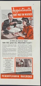 Zeitschriftenanzeige - 1941 - Pennslyvania Railroad - 2. Weltkrieg - Bild 1 von 1