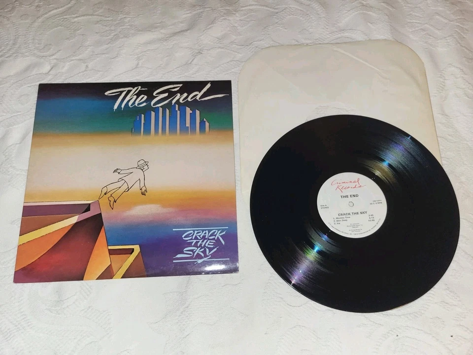 CRACK THE SKY-THE END 1984 CRIMINAL RECORDS LP CR-1711 EXC VG+-VG++ JOHN PALUMBO - Image 1 of 1