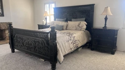  8 piece Bedroom set, Ashley Furniture Britannia Rose - Image 1 of 4