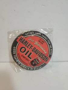Harley-Davidson Genuine Oil Vintage 4" Cardboard Drink Coasters-NOS 3pack Sealed - Picture 1 of 1