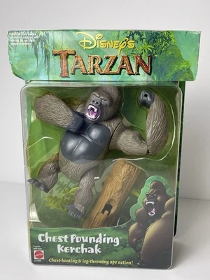 TARZÁN DE DISNEY 1999 DE COLECCIÓN - KERCHAK PECHO GOLPEANDO - MATTEL ¡NUEVO!! Foto 1 de 4