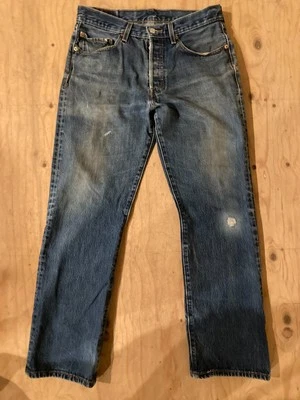 Vintage Levi 501 Jeans-Natural Distress Denim-Vintage Denim - Image 1 of 4