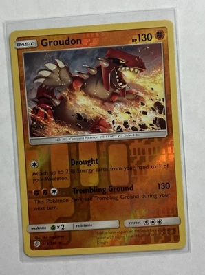 Groudon - 113/236 - Rare - Reverse Holo NM, English MTG Cosmic Eclipse - Image 1 of 2