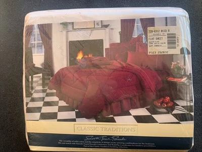 JCPenney Classic Traditions Vintage Queen Sheet Set White  NIP - Image 1 of 2