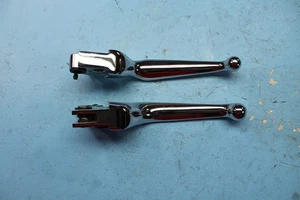 1467 09 HARLEY-DAVIDSON SOFTAIL FLSTF CHROME BRAKE CLUTCH LEVER LEVERS  - Picture 1 of 4