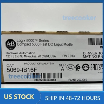New Sealed Allen-Bradley AB 5069-IB16F SER A Compact I/O Input Module - Image 1 of 3