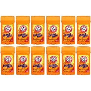 12-Pack New Arm & Hammer Ultramax Antiperspirant Deodorant Invisible Solid 2.6oz - Picture 1 of 6