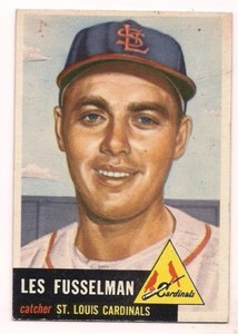 1953 Topps Les Fusselman St. Louis Cardinals #218
