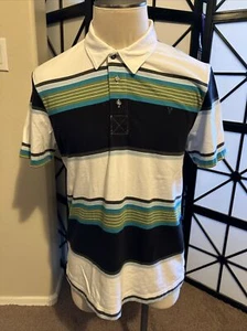 Vurt Men’s LG Polo Striped - Picture 1 of 3