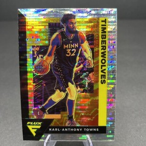 Karl Anthony Towns 2020-21 Panini Flux Basketball Pulsar Prizm Timberwolves