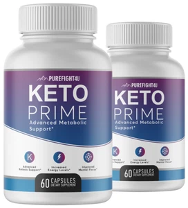 Keto Prime - Advanced Metabolic Support 2 Bottles 120 Capsules - Picture 1 of 5