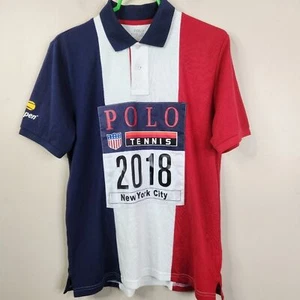 Polo Ralph Lauren 2018 US Open New York City manga corta rendimiento Polo XL - Imagen 1 de 6