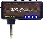 Portable Guitar Headphone Amp US Classic Tone, Rechargeable Mini Amplifier