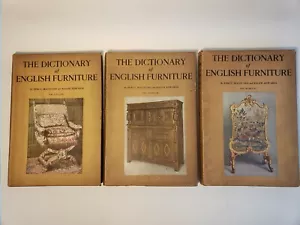 SELTEN 1924-27 WÖRTERBUCH ENGLISCHER MÖBEL ORIGINAL DJ 1. AUFSTELLUNG FEINE FARBPLATTEN - Bild 1 von 12