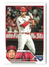 2023 Topps Series 2 Livan Soto  #371  RC Rookie Los Angeles Angels Baseball Card