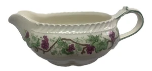 Harker Royal Gadroon Vintage Grape & Leaf Creamer - Picture 1 of 8