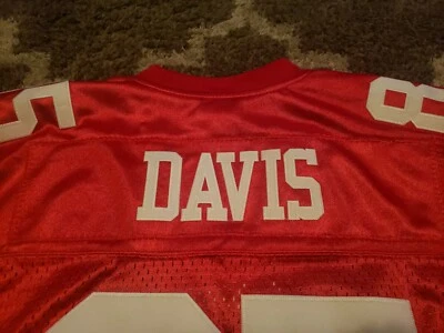 Camiseta 49ers Davis Reebok bordada usada 1 hora - Imagem 1 de 4