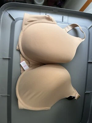 No Boundaries RN 52469 Beige t-shirt Underwired Bra Size 40DDD - Image 1 of 4