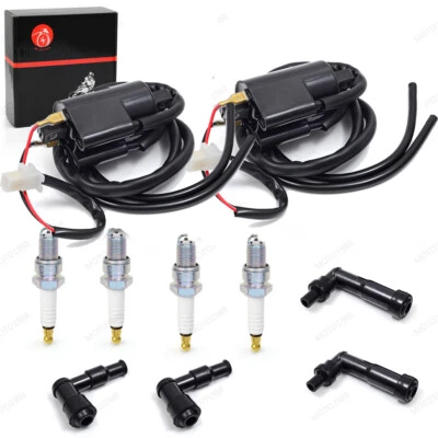 Kit de bujía de bobina de encendido con tapa para motocicleta Yamaha XJ750 1981 1982 1983 Foto 1 de 4