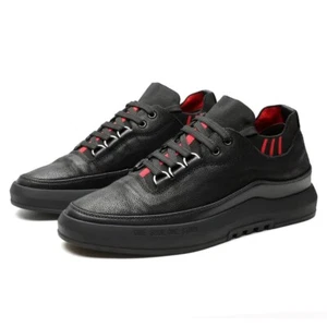 Size 11.5 CMR 6cm/2.4” Men’s Elevator Shoes Height Increasing Black Sneakers - Picture 1 of 3