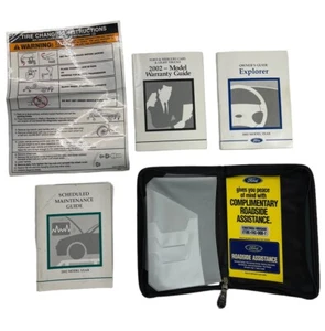 2002 Ford Explorer Owners Manual Maintenance Handbook OEM With Case - Picture 1 of 10