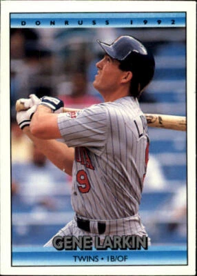 1992 Donruss #496 Gene Larkin - NM - Image 1 of 2