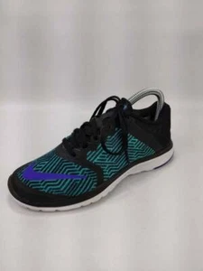 Nike Womens FS Lite Run 3 Running Shoes Black 884670-001 2016 Low Top Chevron 6 - Picture 1 of 10
