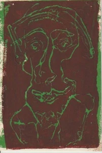 Ink drawings and poems by contemporary outsider artist Charles Keeling Lassiter - Picture 1 of 3