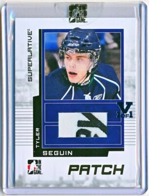 2009-10 ITG Superlative Tyler Seguin Patch Gold Vault Blue Rc #SP-52 (1/1) - Image 1 of 2