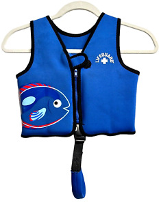Swimming Aid Lifeguard Vest Boy Girl Life Jacket Medium Large 33-55 lbs