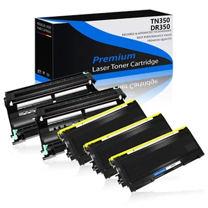 PACK 3 tóner TN350 + 2PK DR350 juego de unidades de batería para Brother DCP-7020 DCP-7025 7010 - Imagen 1 de 22