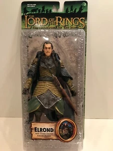 TOY BIZ Lord Of The Rings Prologue ELROND 6" Action Figure Fellowship 2003 NEW - Picture 1 of 4