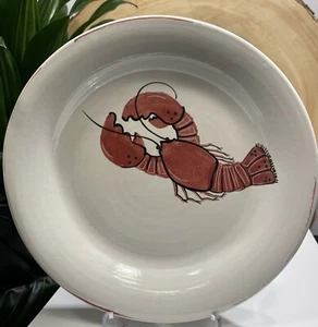 SHARD POTTERY MAINE Red Lobster Lunch Plate - Bild 1 von 1