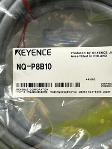 Keyence NQ-P8B10 M12 Female Loose Wire Power Cable 10m Long - New Fast Ship - Bild 1 von 10