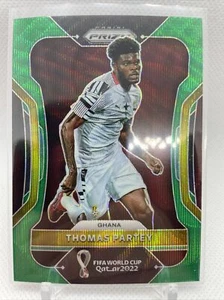 2022 Prizm FIFA World Cup Thomas Partey Green Wave Prizm #235 Ghana - Picture 1 of 2