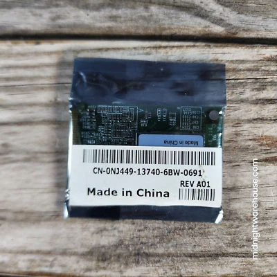 Dell Wireless DW1500 NJ449 Broadcom BCM94321MC a/b/gn Dual-Band PCI Express Mini - Image 1 of 2