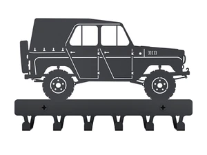 UAZ 469 Bobik metal llave herramienta estante vehículo soviético destornillador garaje almacenamiento - Imagen 1 de 7