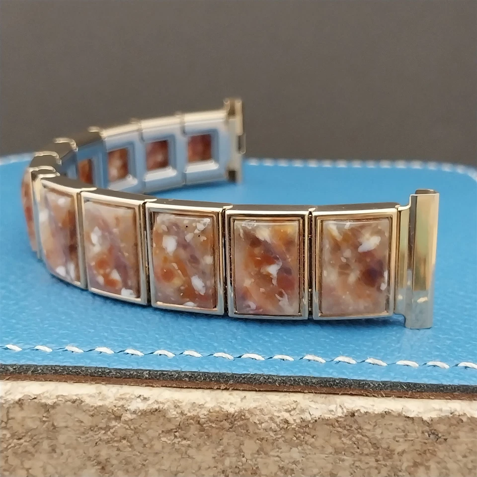 Vintage 19mm 18mm 16mm 12K Gold-Filled Gemex Monte Carlo Unused 1950s Watch Band - Image 1 of 4