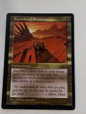 Squandered Resources *MTG* VISIONS * RARE * LIGHT PLAY * Reserve List