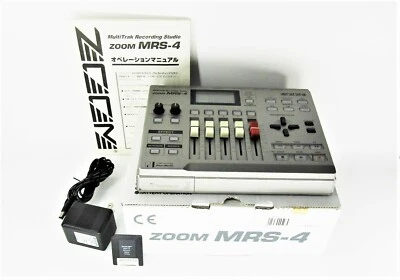 ZOOM MRS-4 Multitrack Recording Studio Portable w/ AC adapter and Smart Media - Image 1 of 4