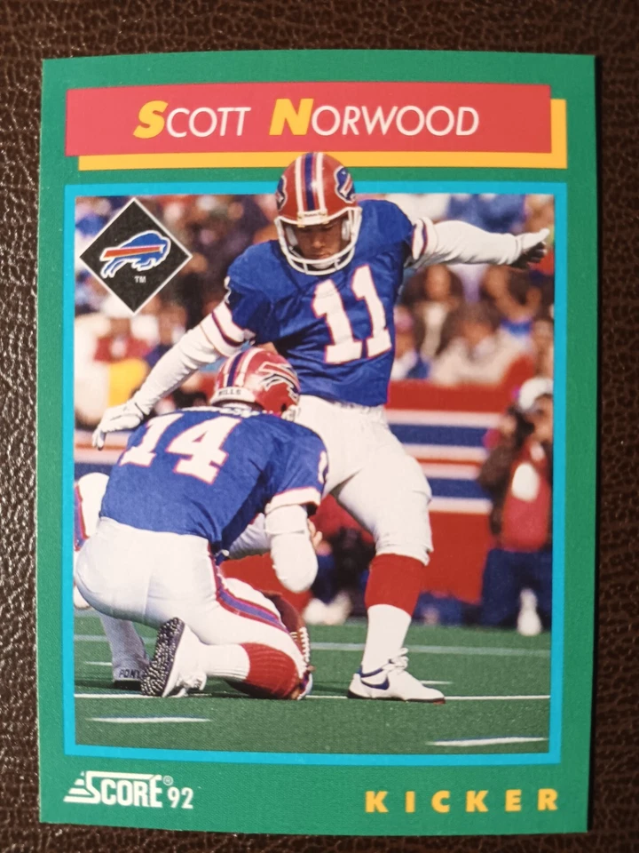 SCOTT NORWOOD BUFFALO BILLS 1992 SCORE FOOTBALL CARD #248 - Image 1 of 1