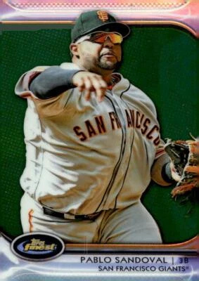 2012 Finest #69 Pablo Sandoval Green Refractors - Image 1 of 2