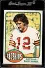 1976 Topps #389 Randy Johnson Washington Redskins - Nice Card!